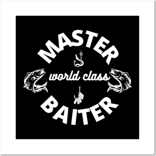 MASTER Baiter World Class Fun Fishing Slogan Posters and Art